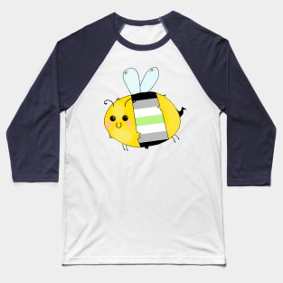 Pride Bees - Agender Baseball T-Shirt